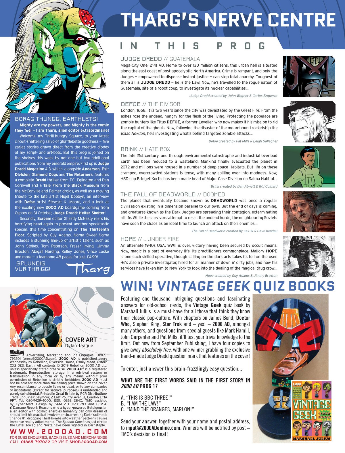 Read 2000 AD EN Manga Online