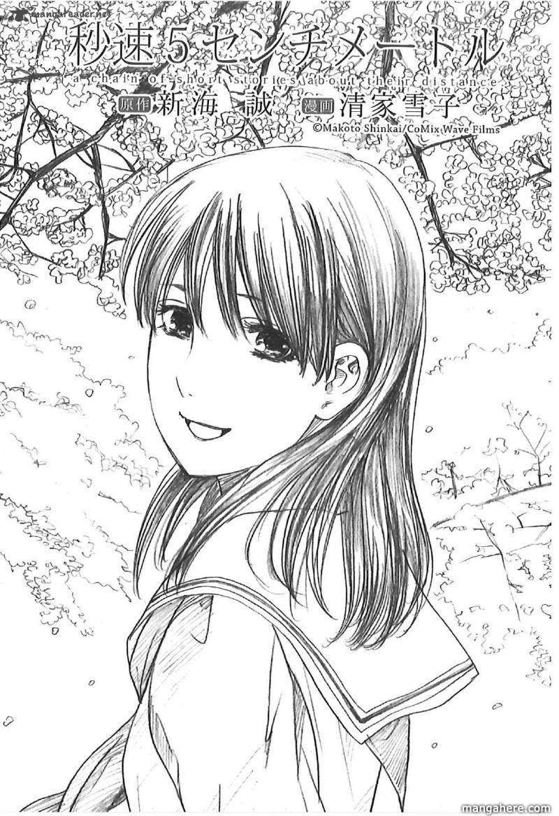 Read 5 Centimeters Per Second EN Manga Online