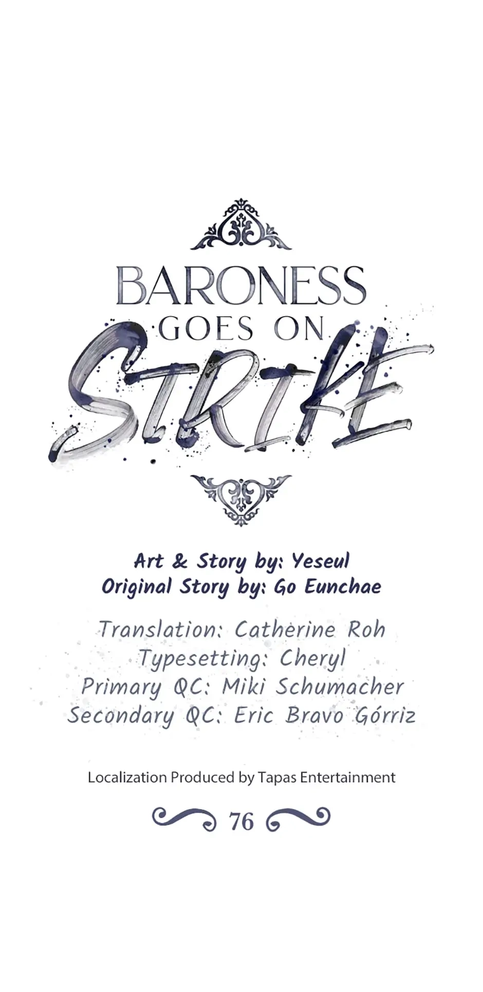 Read Baroness Goes On Strike EN Manga Online