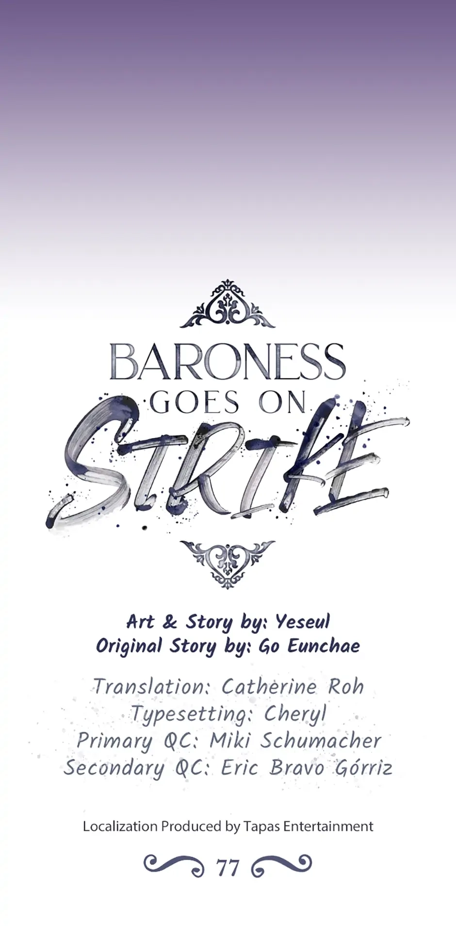 Read Baroness Goes On Strike EN Manga Online