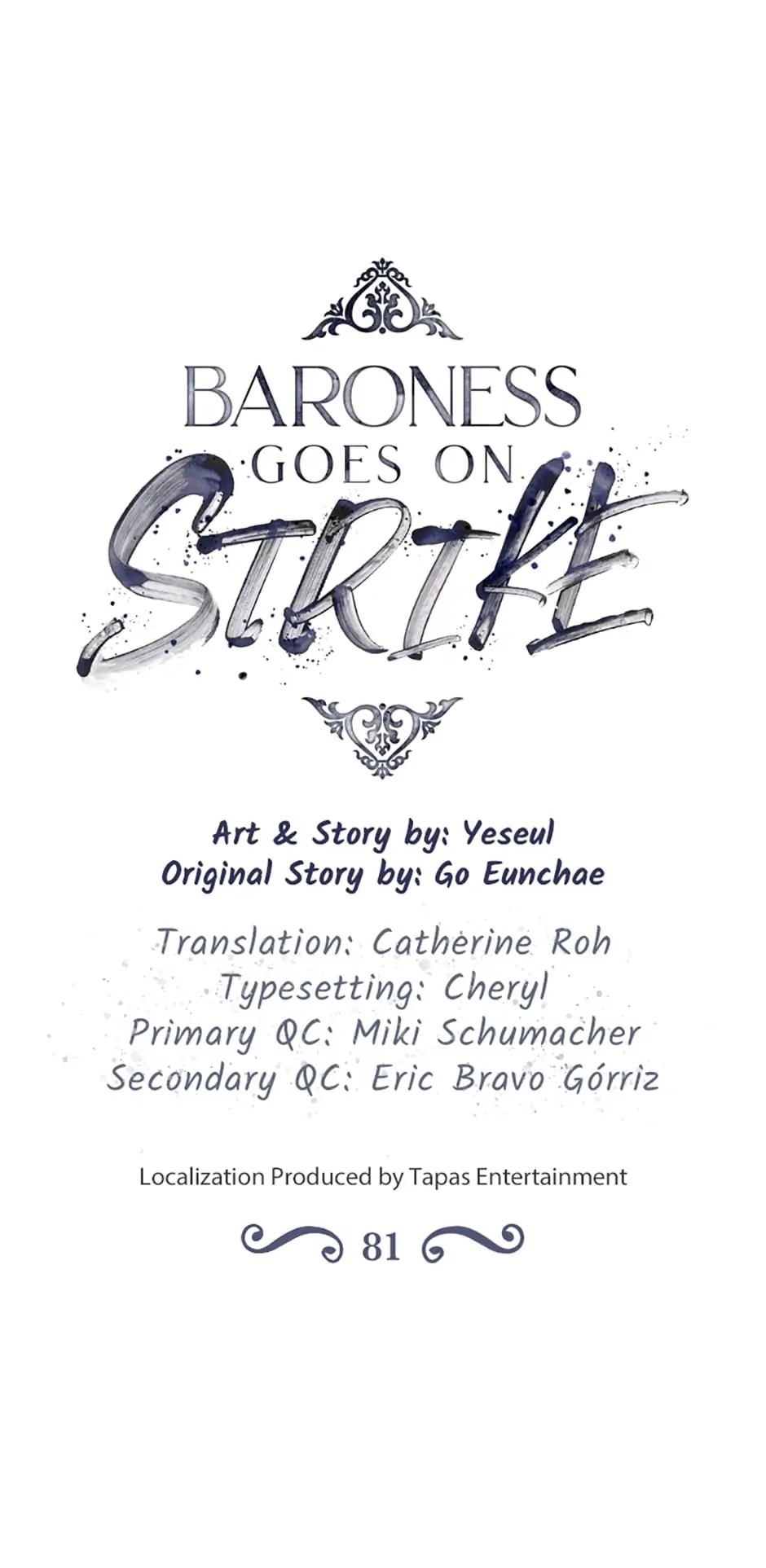 Read Baroness Goes On Strike EN Manga Online