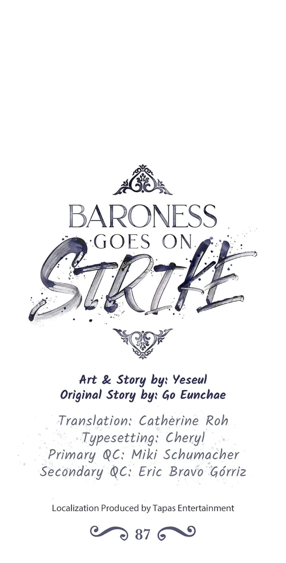 Read Baroness Goes On Strike EN Manga Online