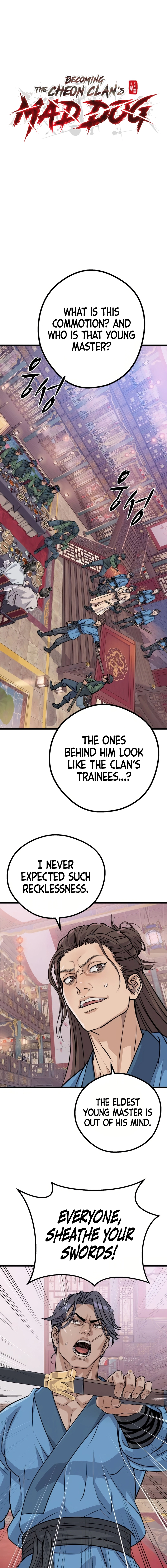 Read Becoming the Cheon Clan’s Mad Dog EN Manga Online