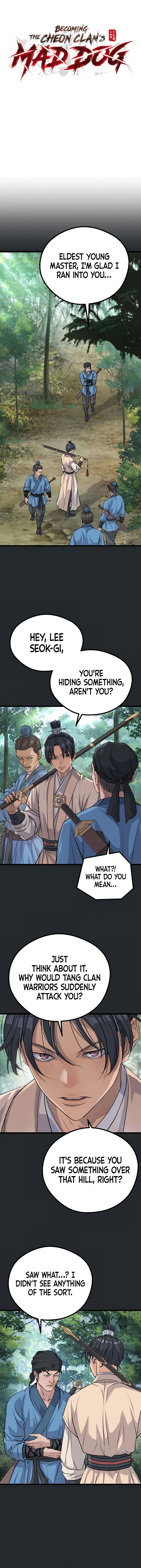 Read Becoming the Cheon Clan’s Mad Dog EN Manga Online