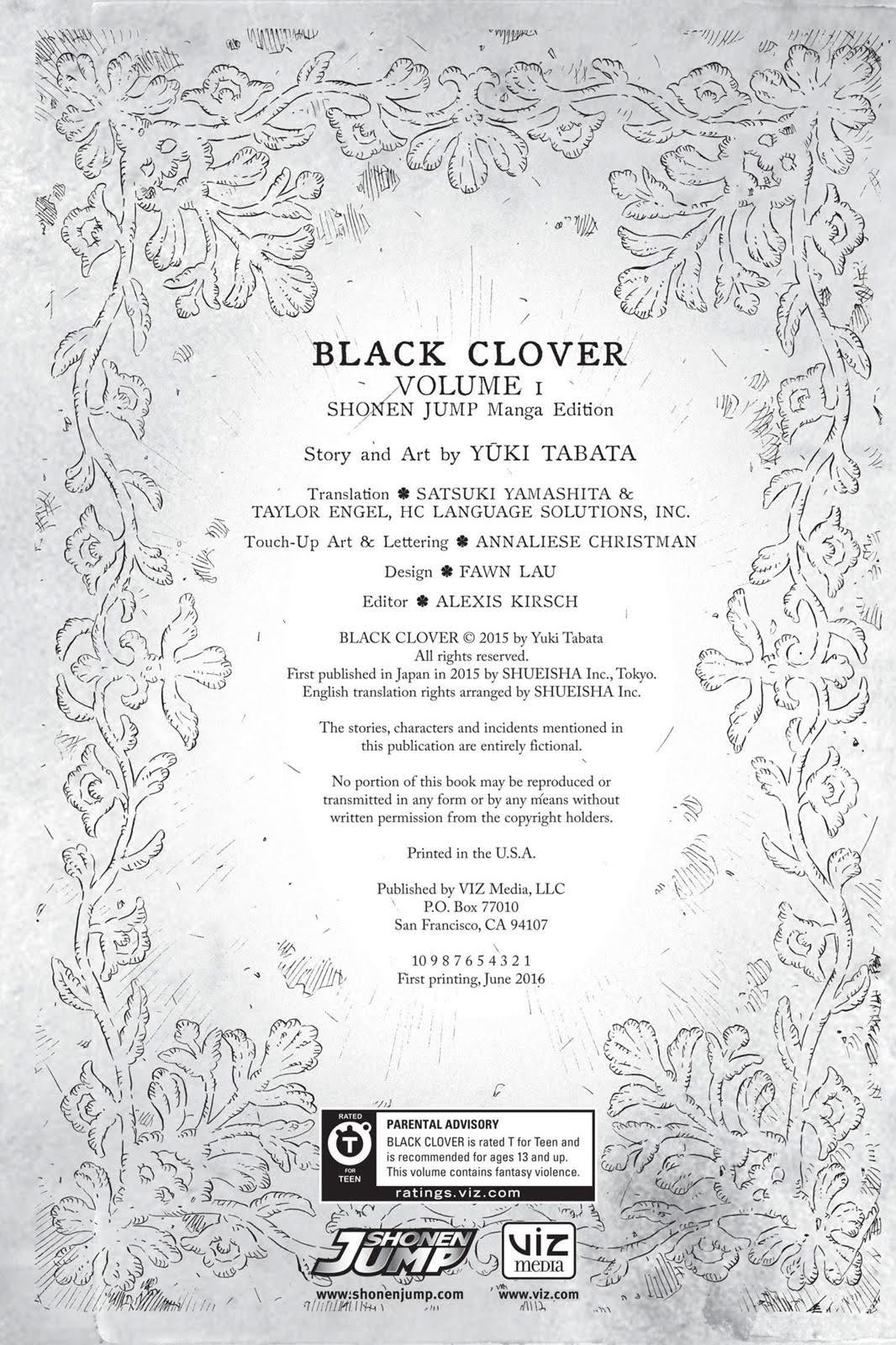 Read Black Clover EN Manga Online