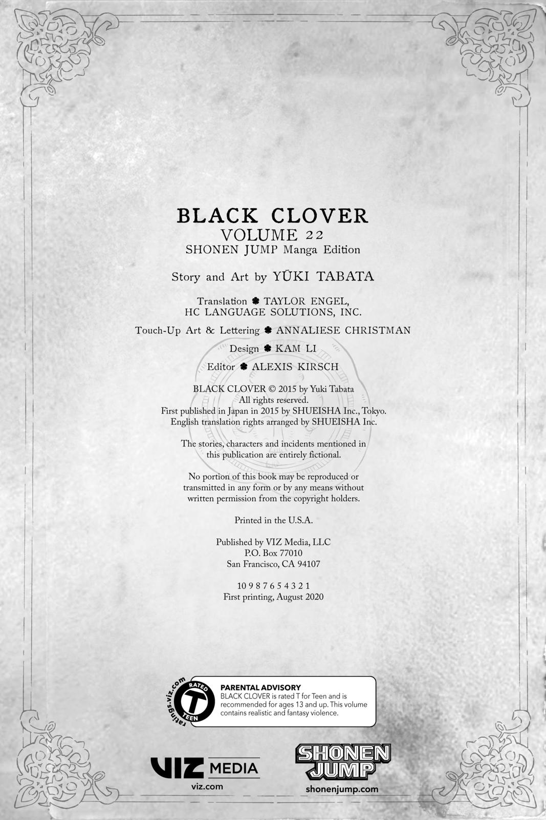 Read Black Clover EN Manga Online