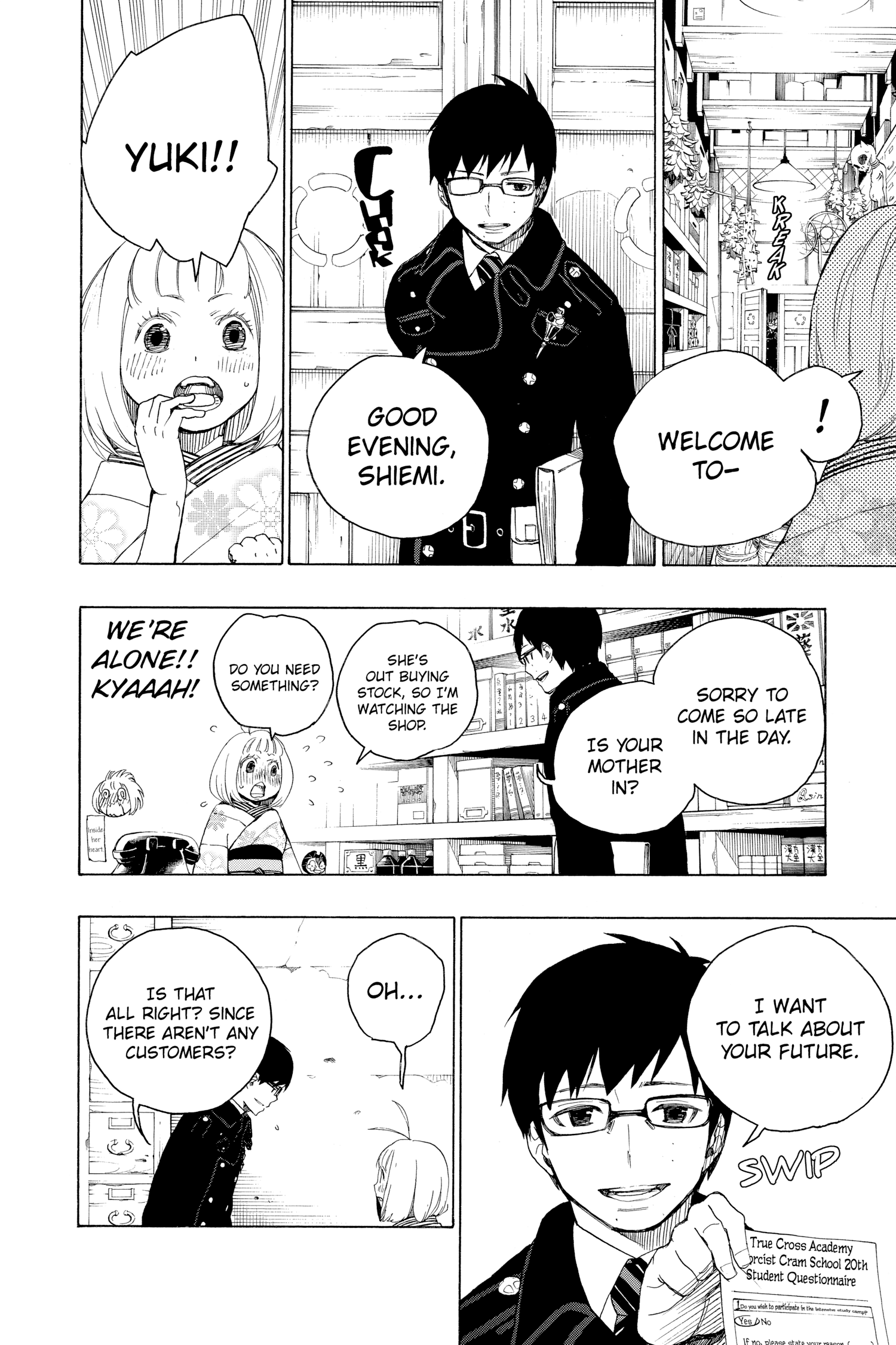 Read Blue Exorcist EN Manga Online