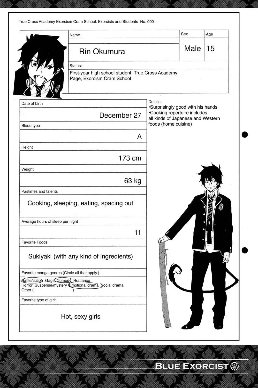Read Blue Exorcist EN Manga Online