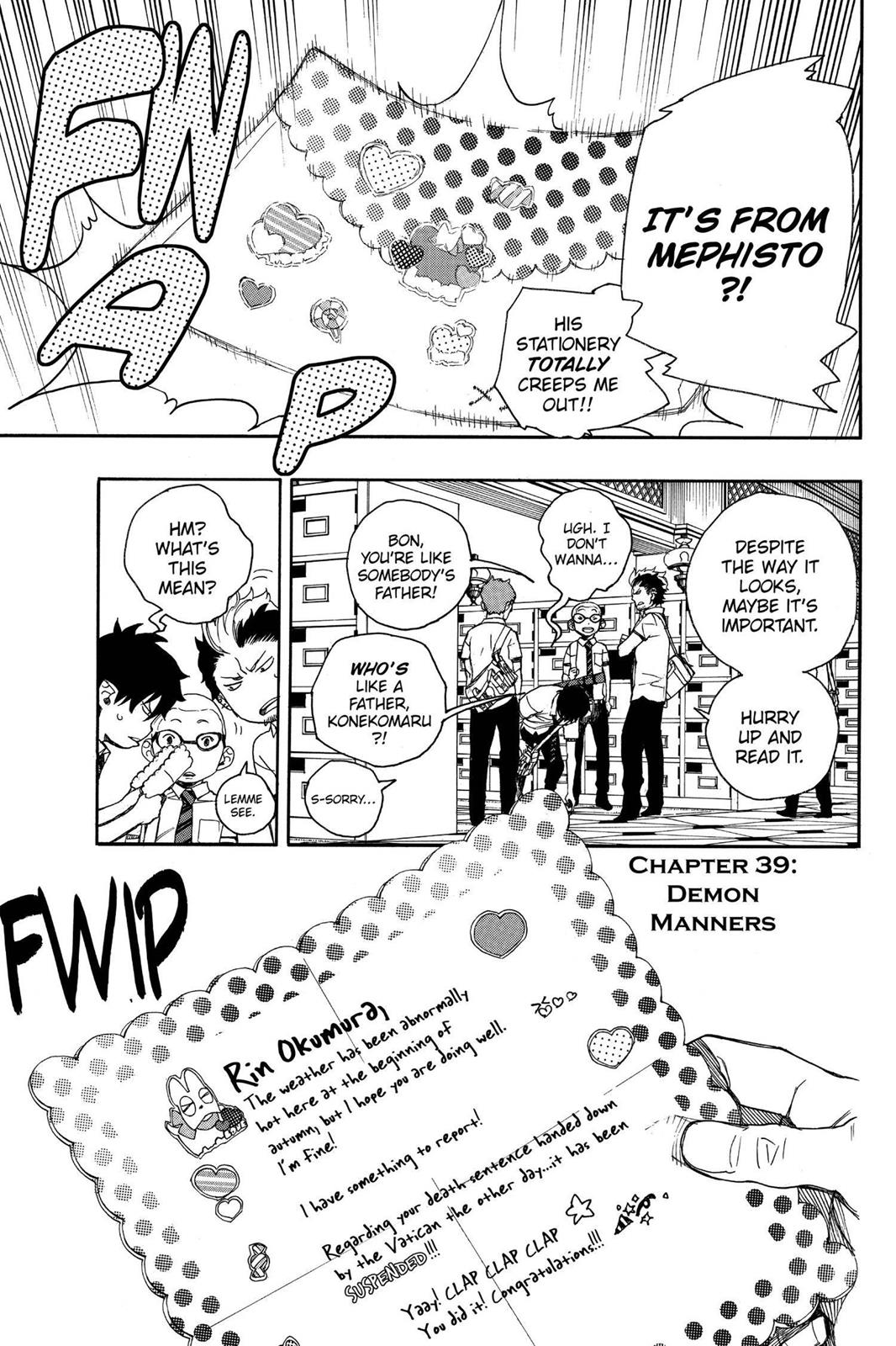 Read Blue Exorcist EN Manga Online