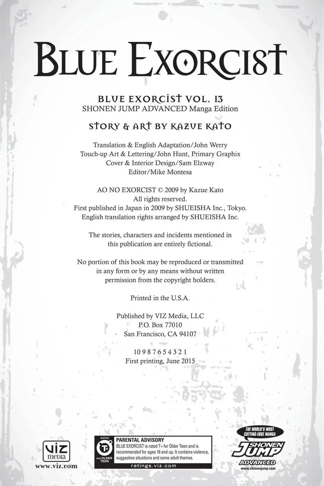 Read Blue Exorcist EN Manga Online