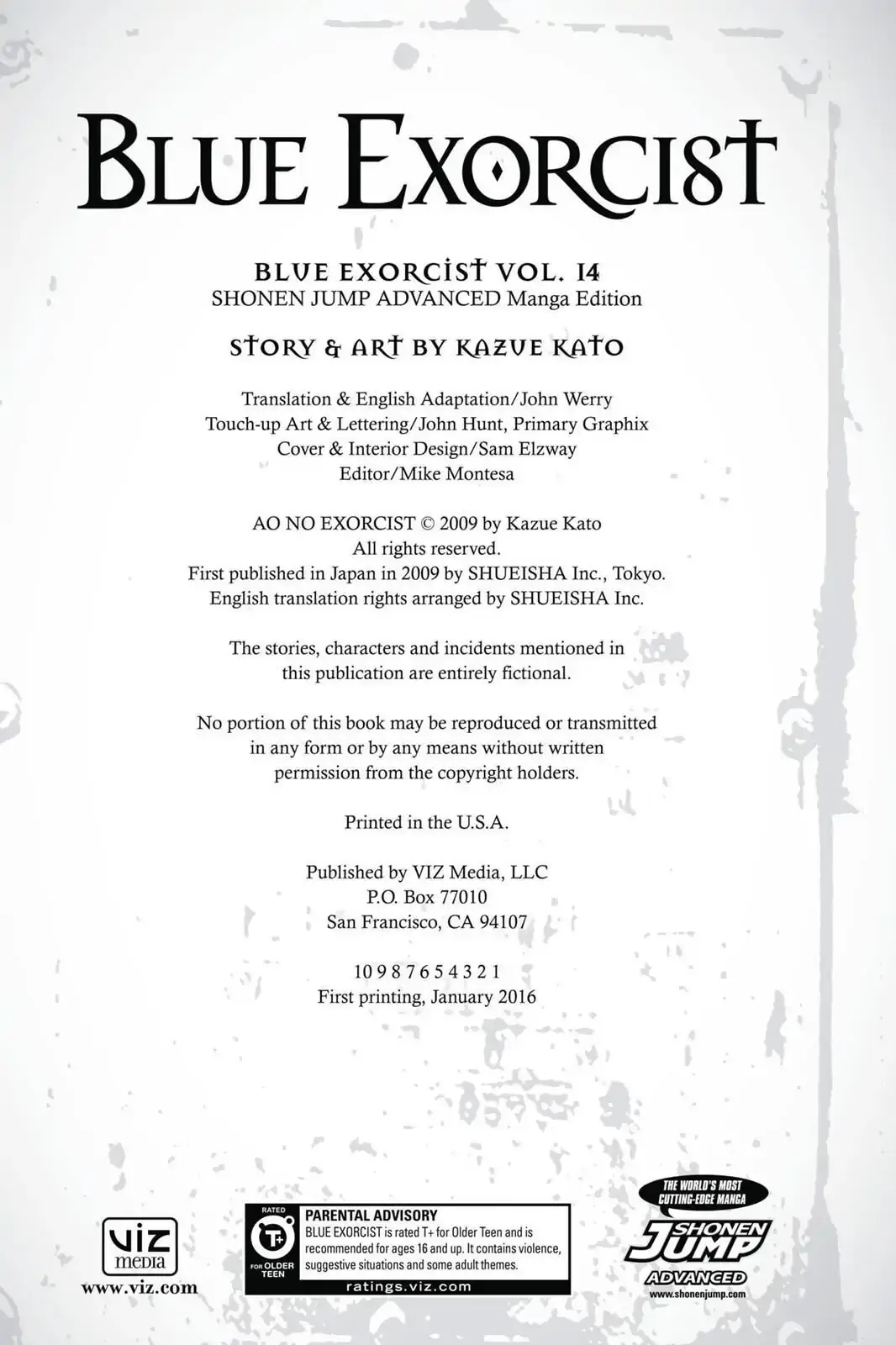 Read Blue Exorcist EN Manga Online