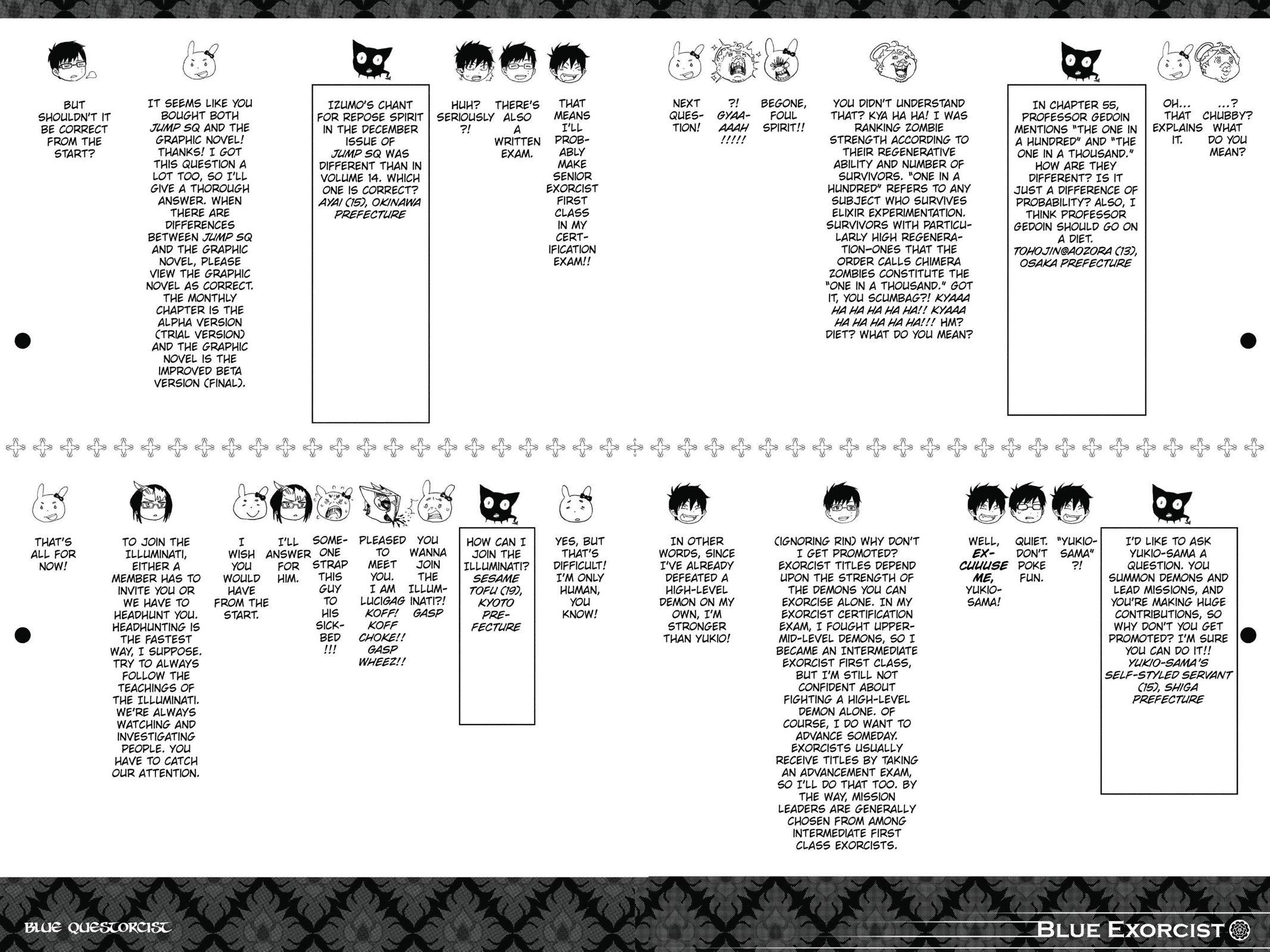 Read Blue Exorcist EN Manga Online