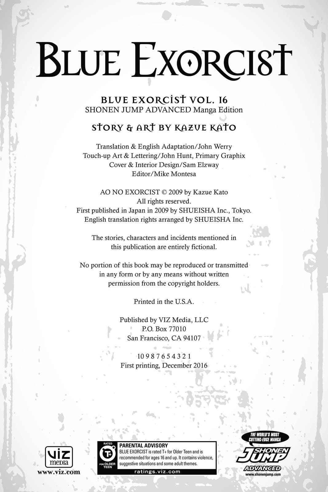 Read Blue Exorcist EN Manga Online