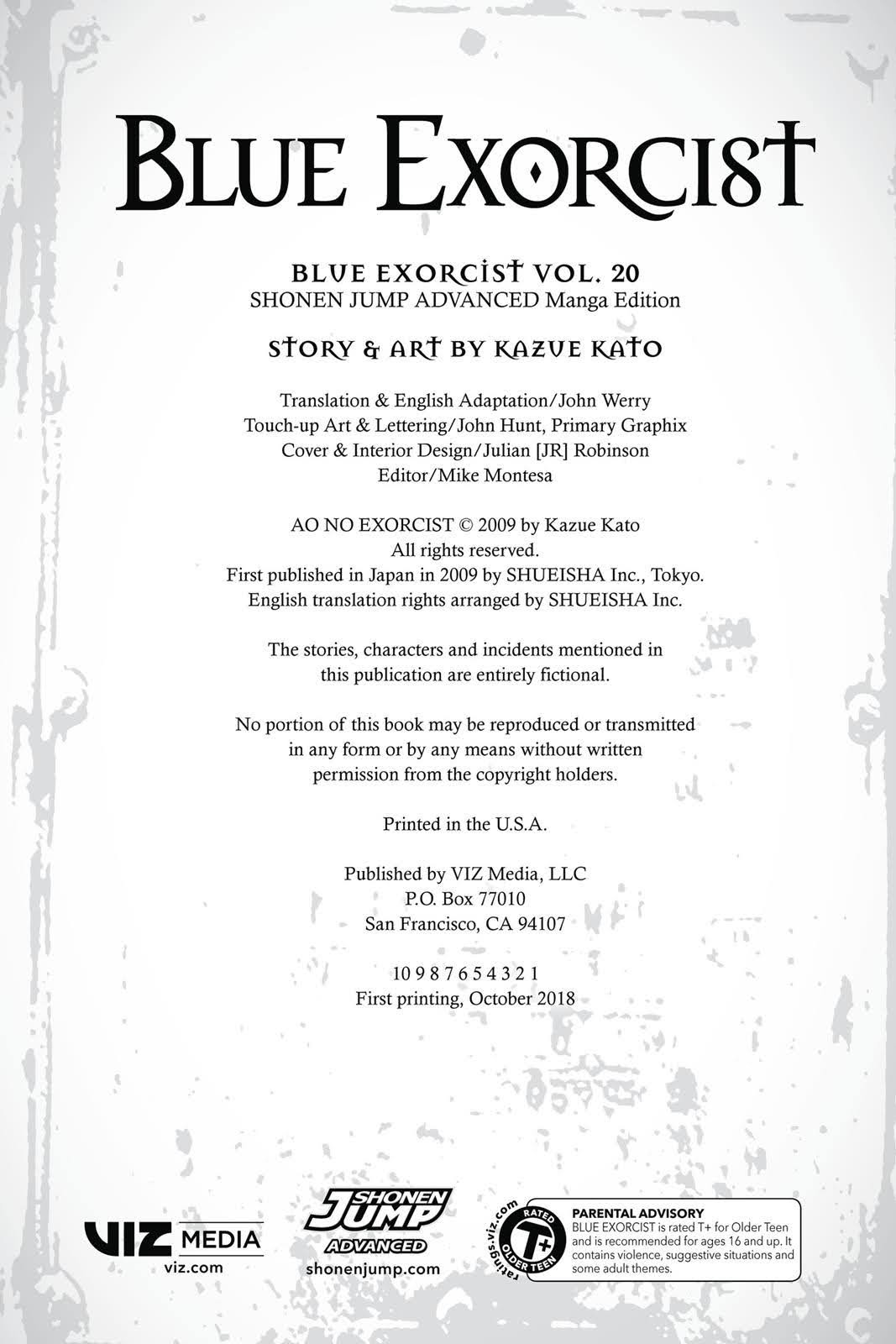 Read Blue Exorcist EN Manga Online