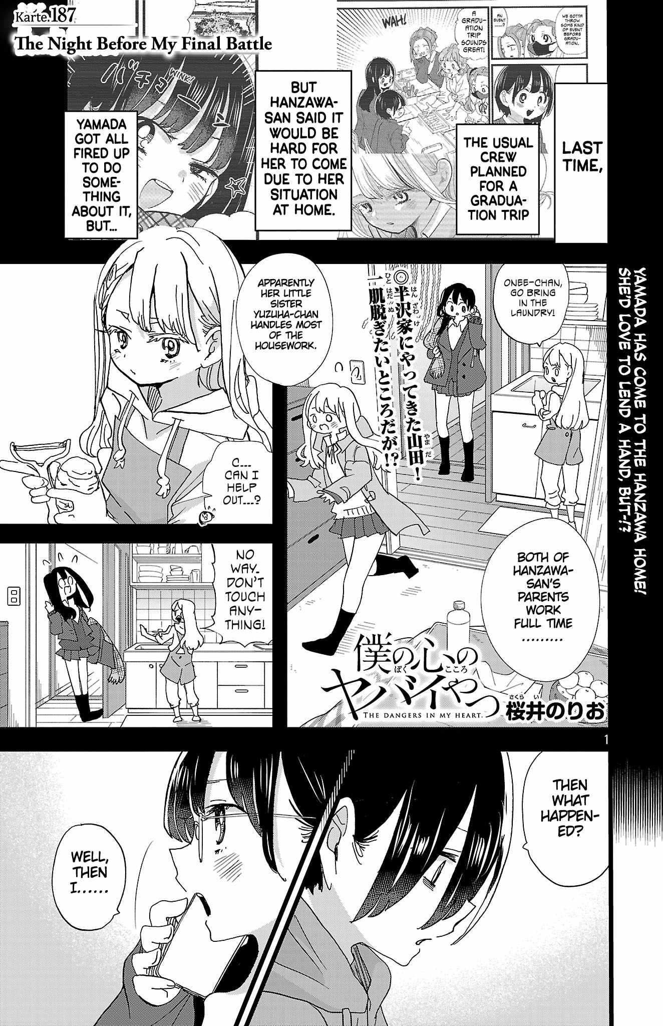 Read Boku No Kokoro No Yabai Yatsu Manga Online