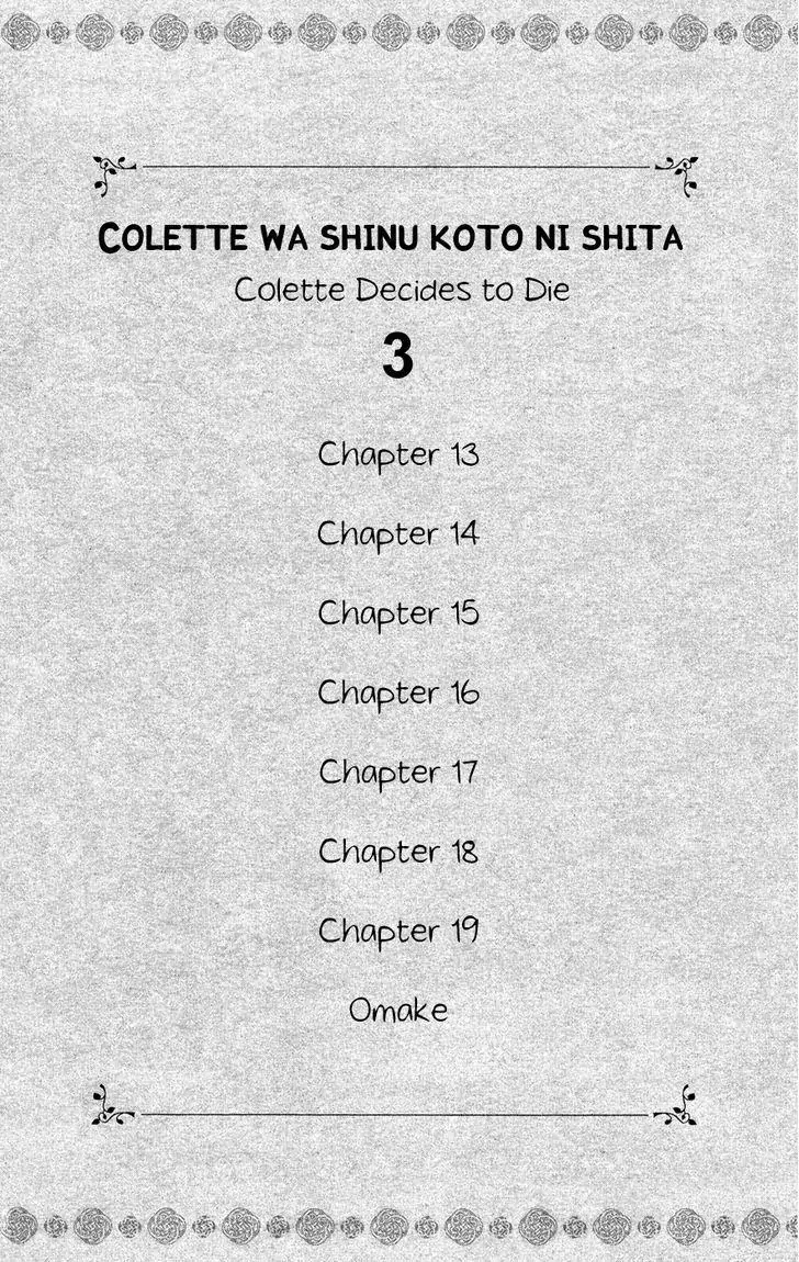 Read Colette wa Shinu Koto ni Shita EN Manga Online