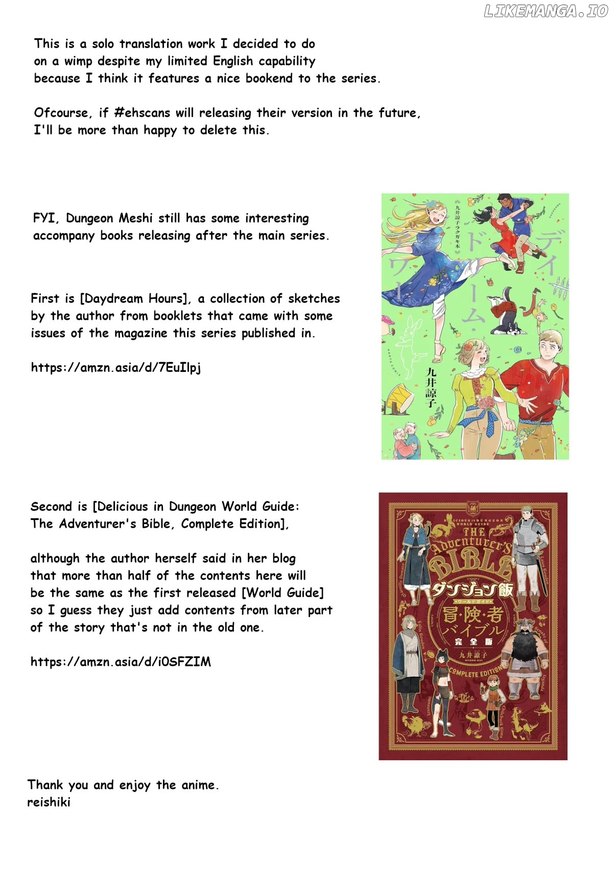 Read Dungeon Meshi EN Manga Online