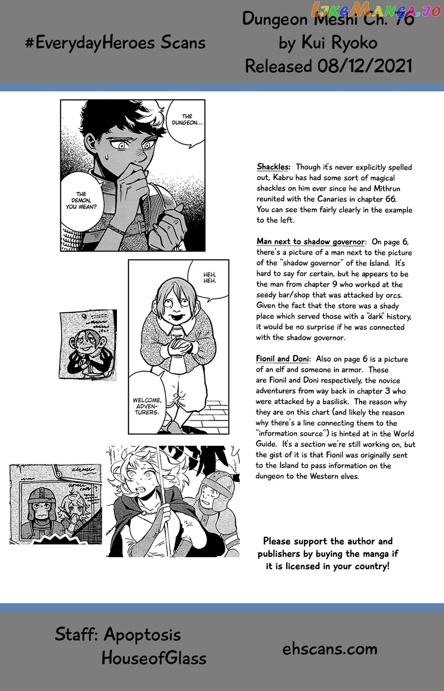 Read Dungeon Meshi EN Manga Online