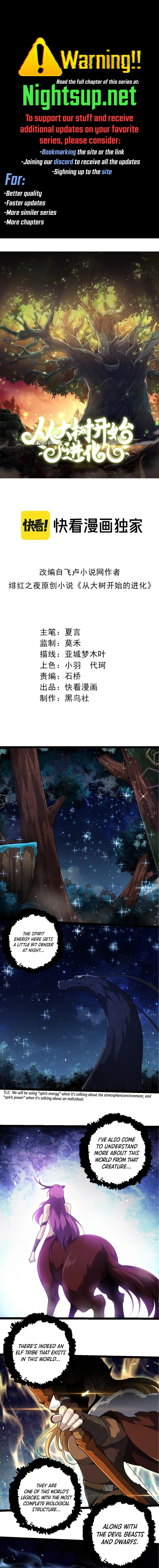 Read Evolution Begins With A Big Tree EN Manga Online