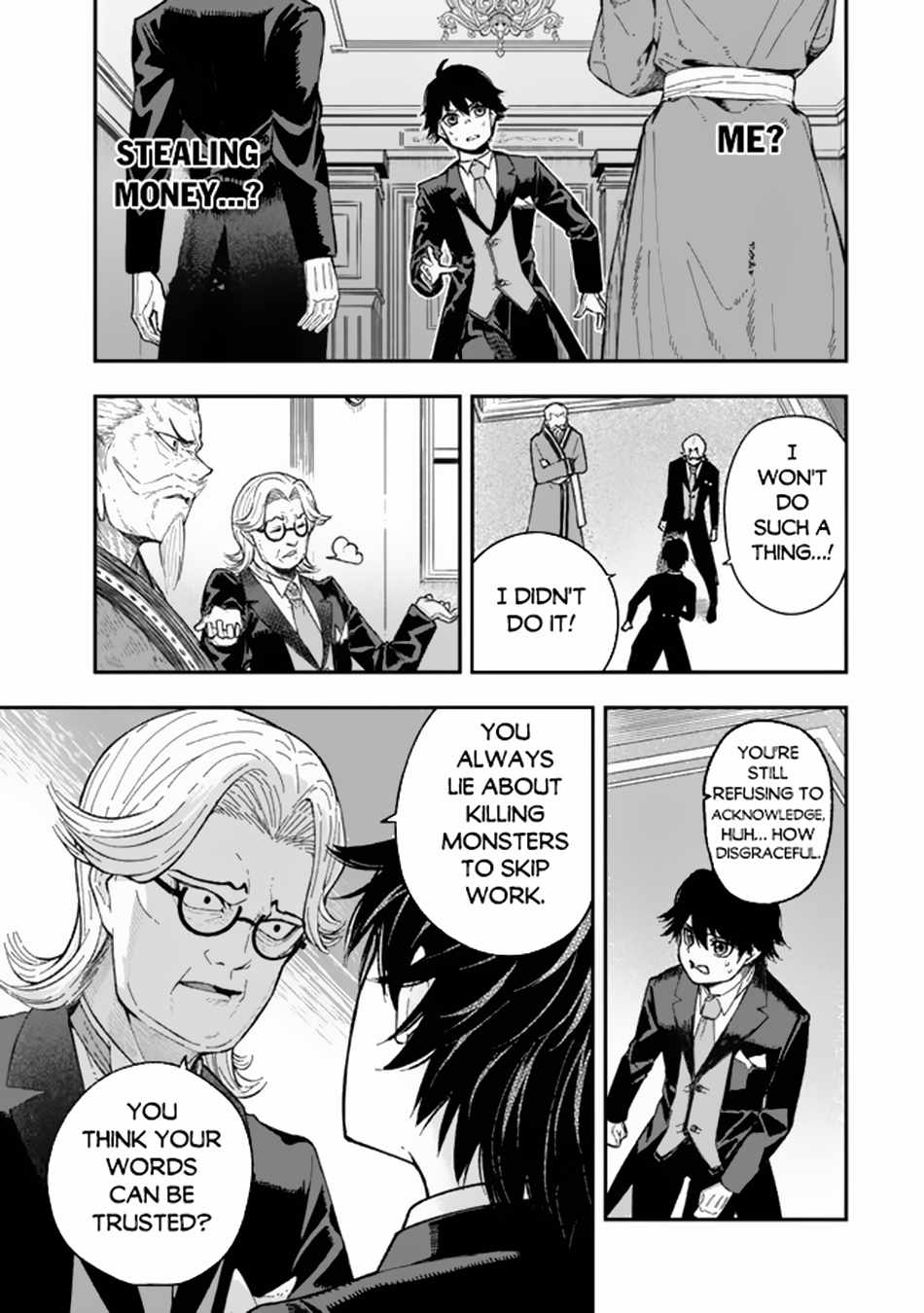 Read Gomi Ika da to Tsuihousareta Shounin, Jitsu wa Zensei Kensha desu EN Manga Online