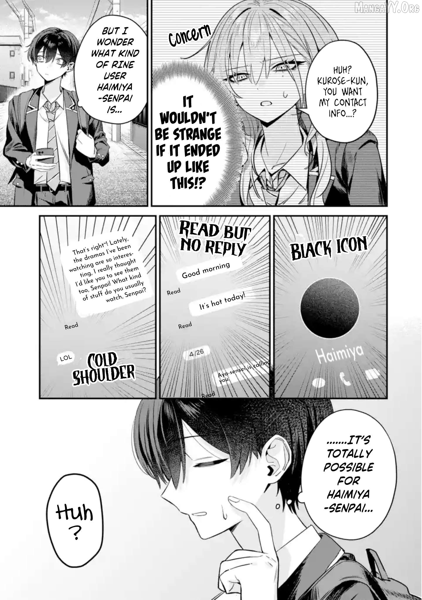 Read Haimiya-senpai wa Kowakute Kawaii Manga Online