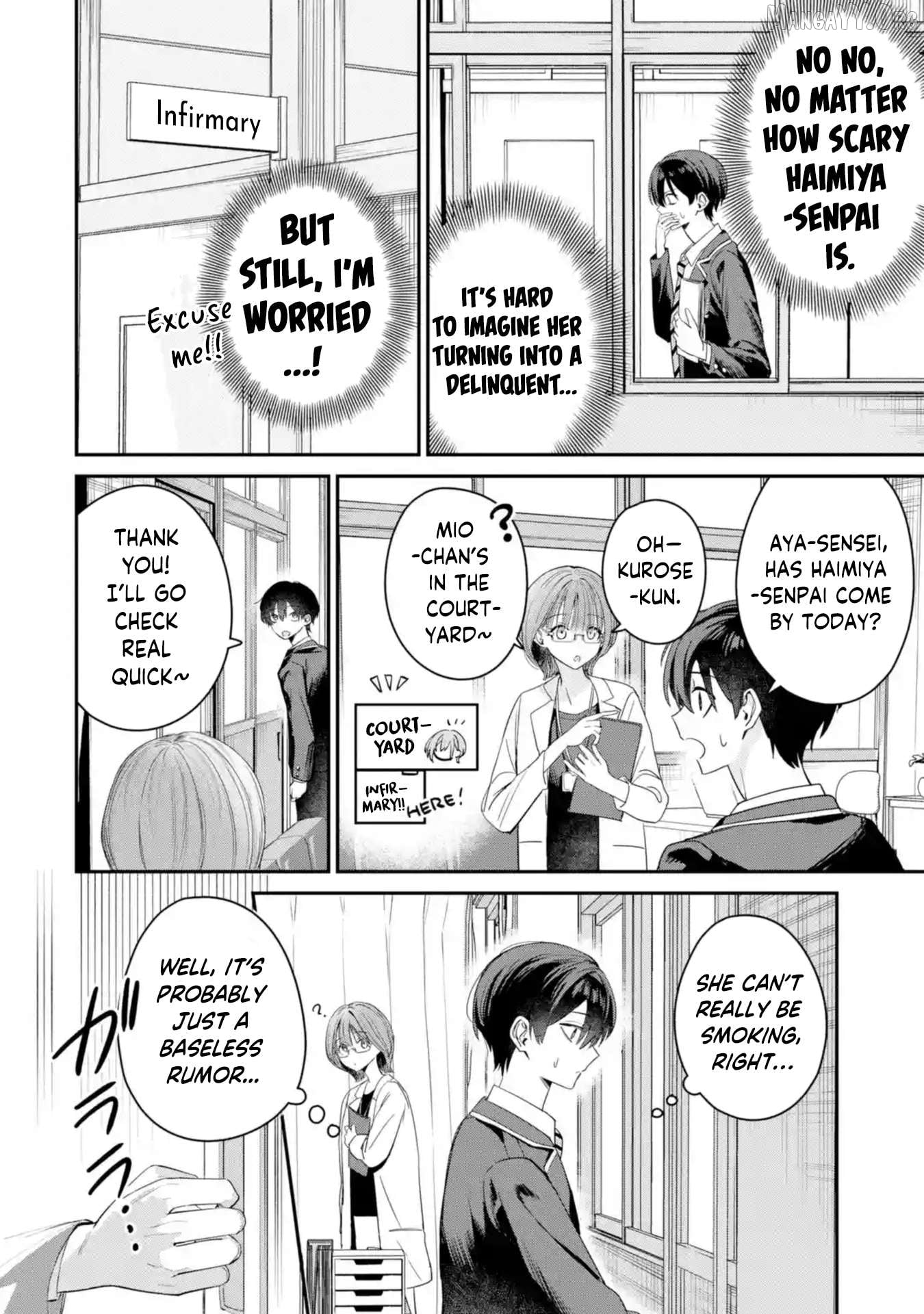 Read Haimiya-senpai wa Kowakute Kawaii Manga Online