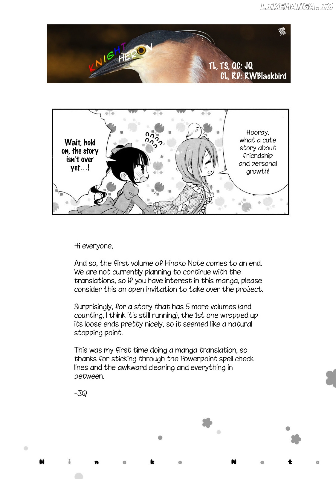 Read Hinako Note EN Manga Online
