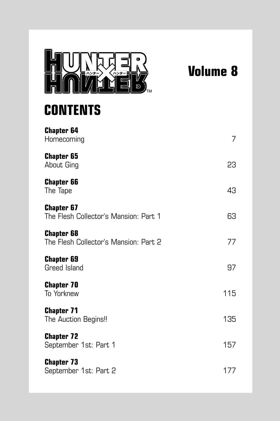 Read Hunter x Hunter EN Manga Online