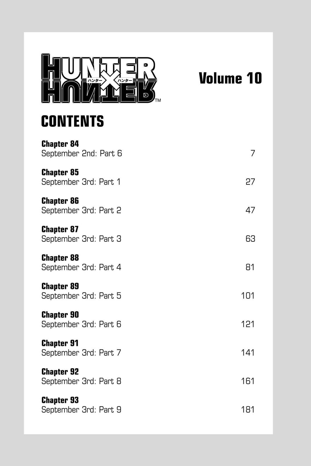 Read Hunter x Hunter EN Manga Online