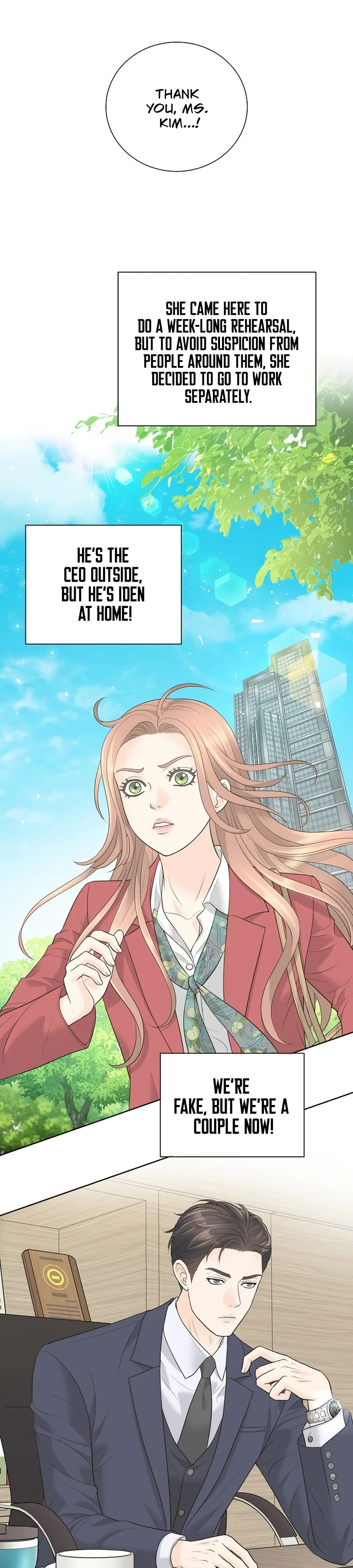 Read I Became a Fake Family With My Boss EN Manga Online
