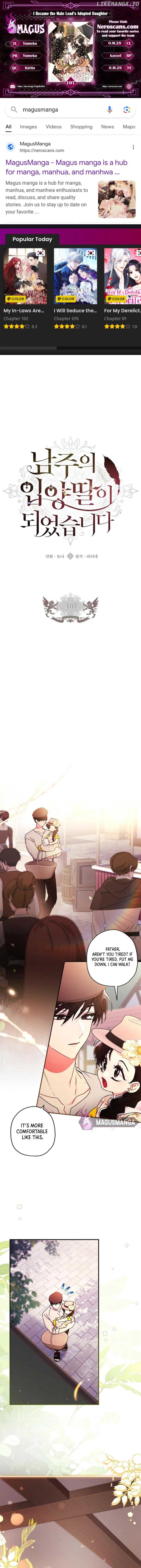 Read I Became the Male Lead’s Adopted Daughter EN Manga Online
