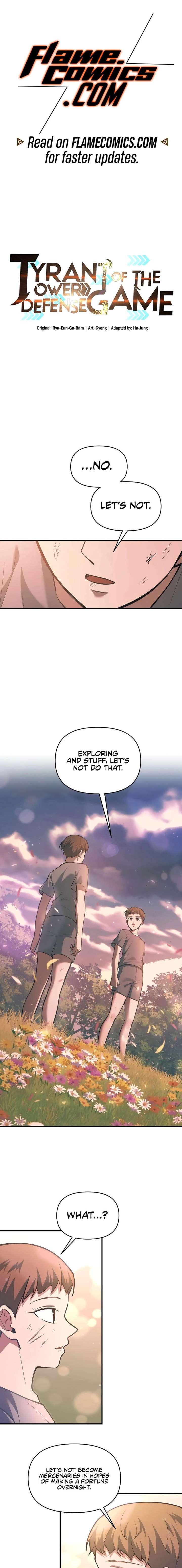 Read I Became the Tyrant of a Defence Game EN Manga Online