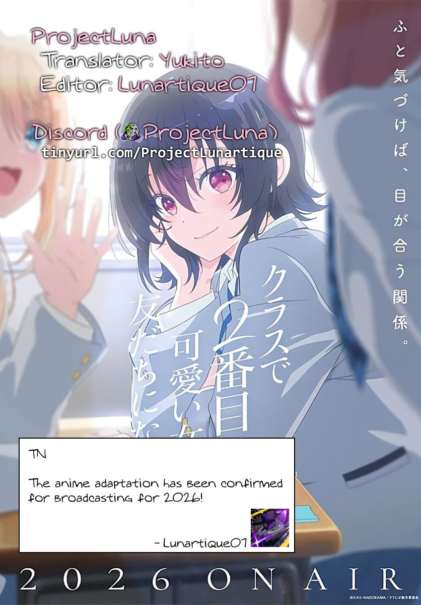 Read I Made Friends with the Second Prettiest Girl in My Class Manga Online