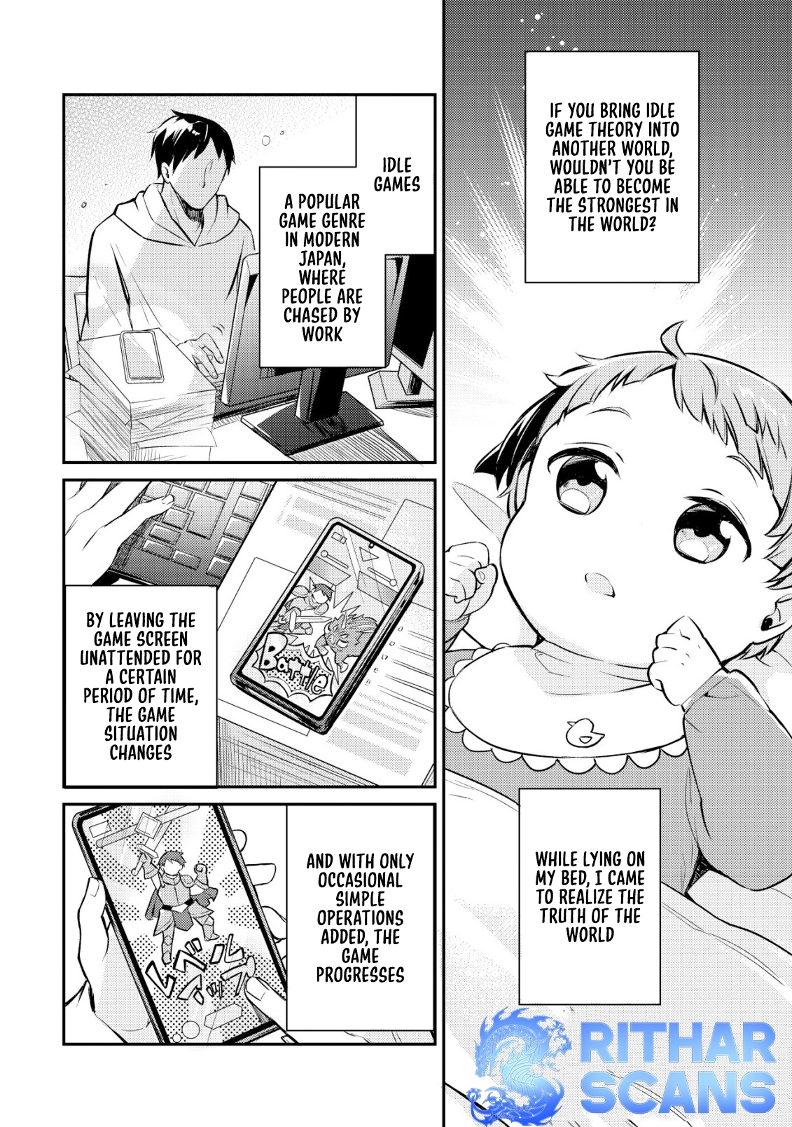 Read I Reincarnated Into Another World With the Theory of an Idle Game, Can I Become the Strongest EN Manga Online