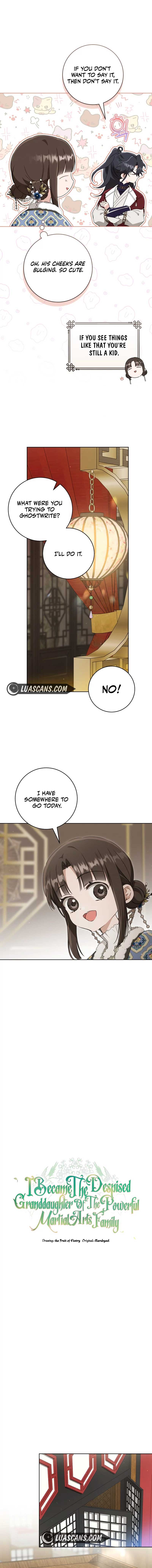 Read I became the Despised Granddaughter of the Powerful Martial Arts Family EN Manga Online