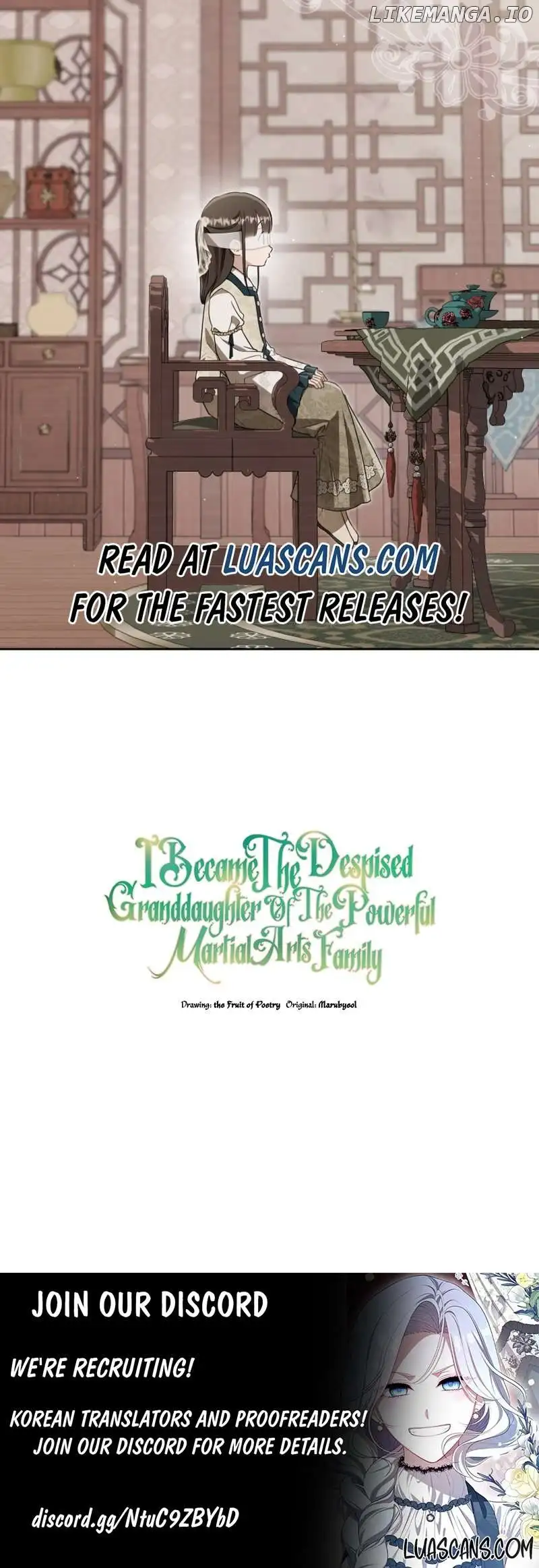 Read I became the Despised Granddaughter of the Powerful Martial Arts Family EN Manga Online