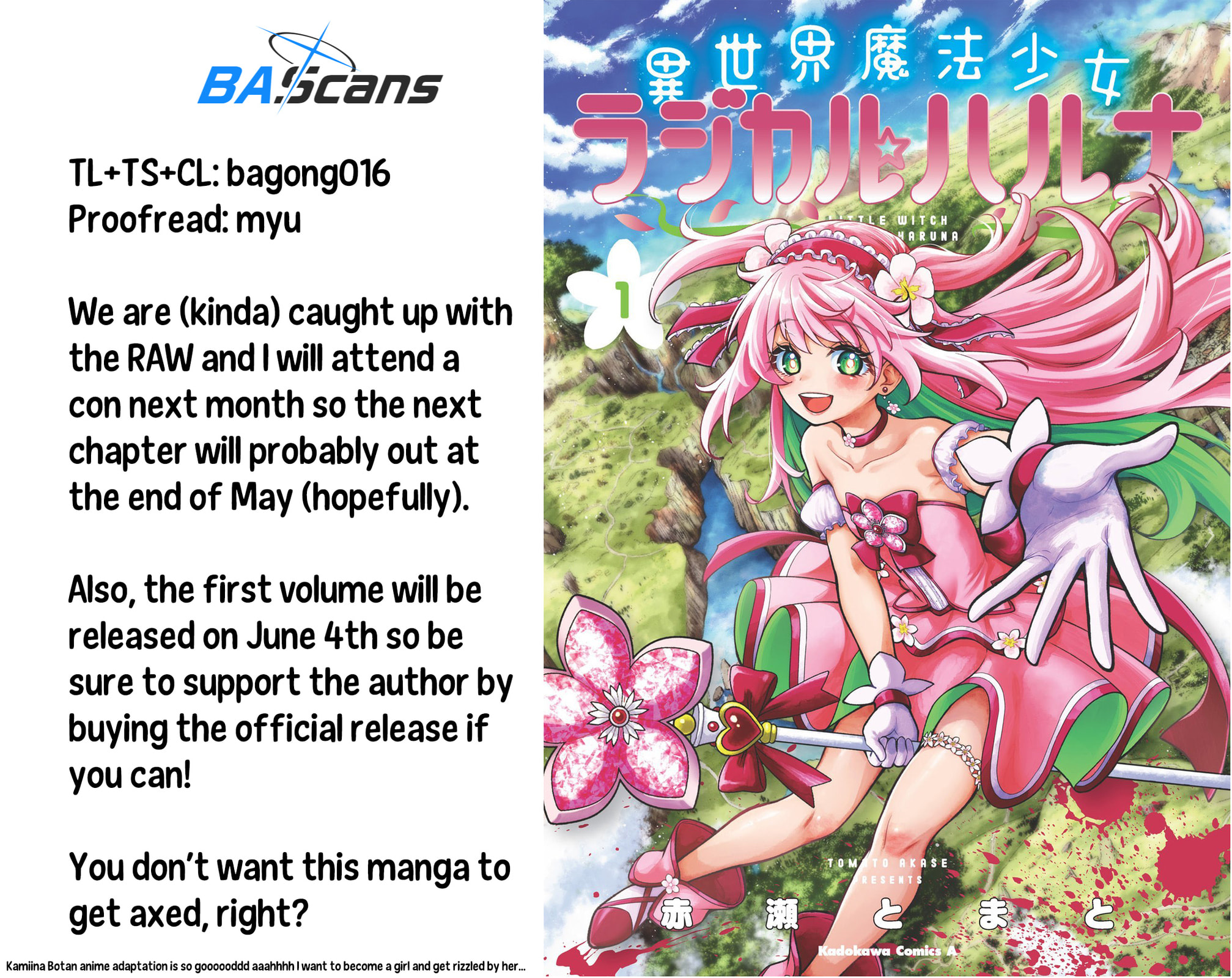 Read Isekai Mahou Shoujo Radical Haruna Manga Online