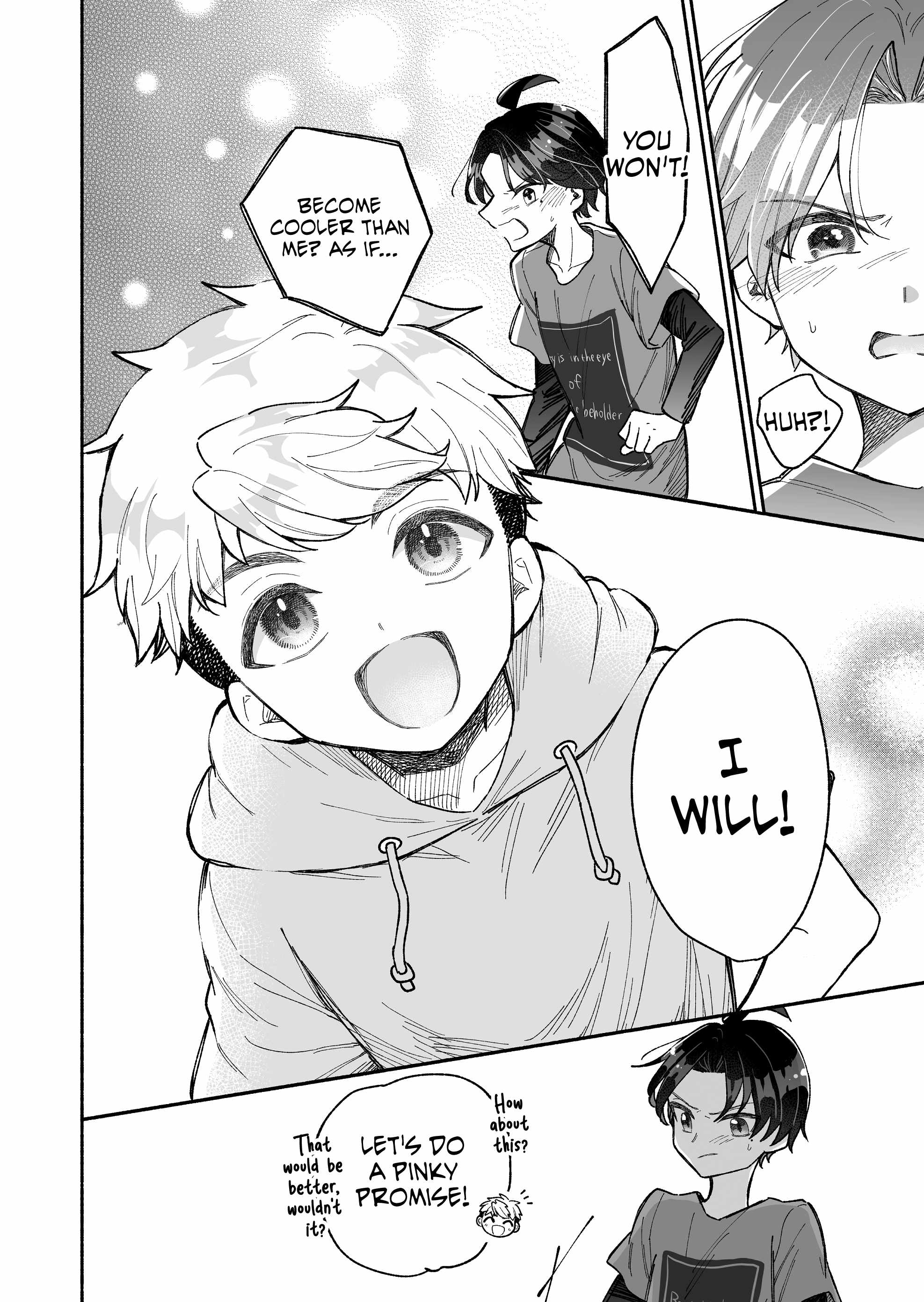 Read Kakkoii Onnanoko to 12-centi no Yakusoku EN Manga Online