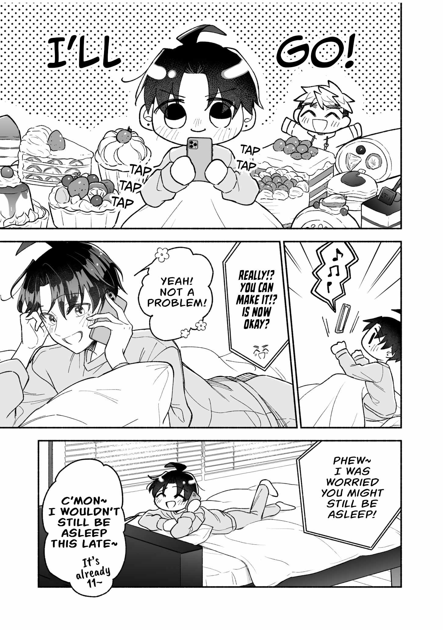 Read Kakkoii Onnanoko to 12-centi no Yakusoku EN Manga Online