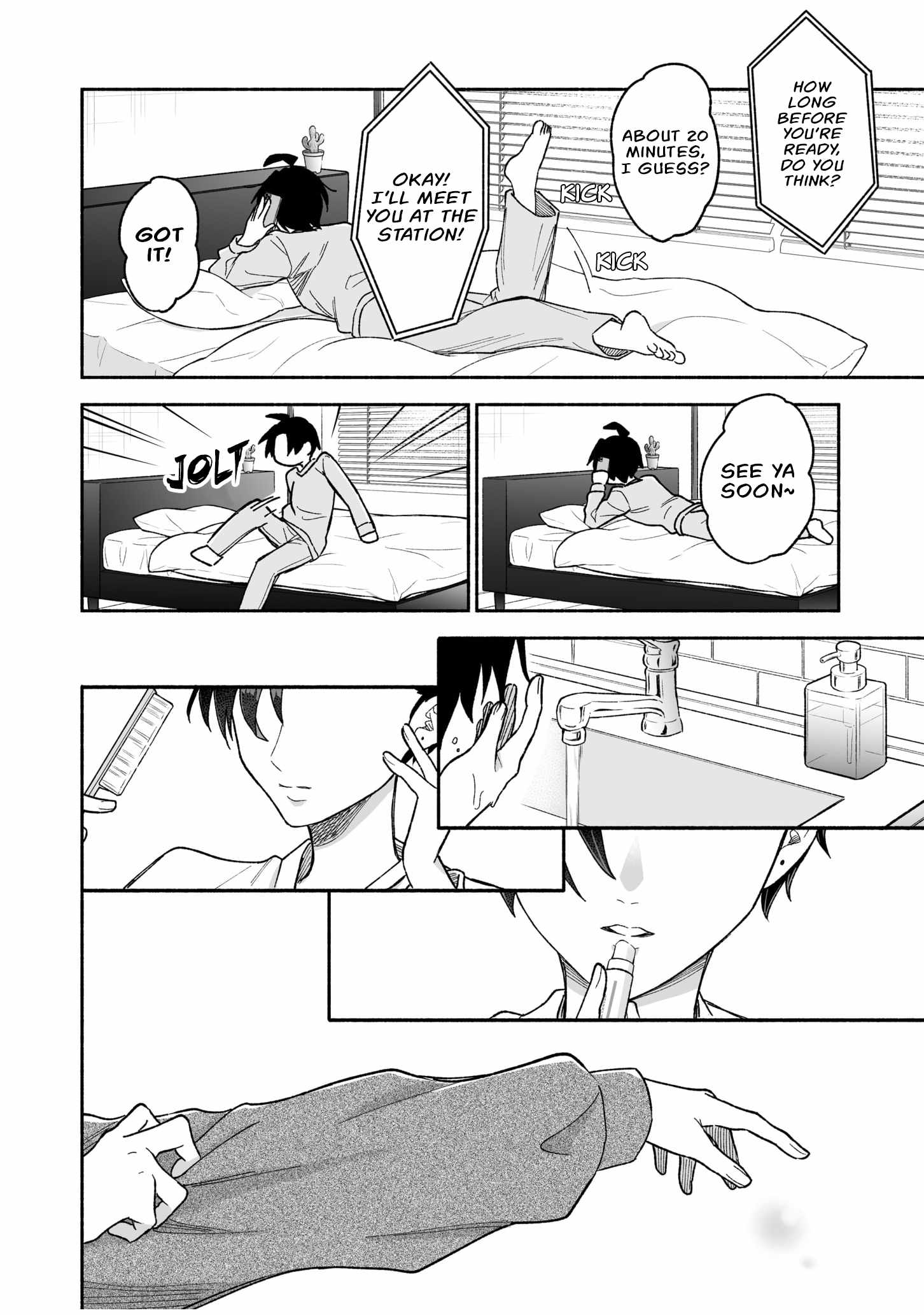 Read Kakkoii Onnanoko to 12-centi no Yakusoku EN Manga Online