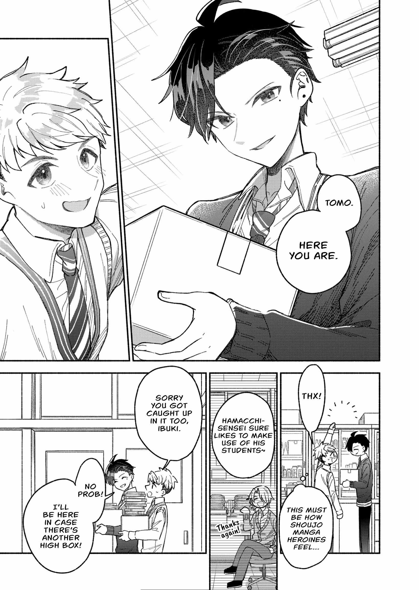 Read Kakkoii Onnanoko to 12-centi no Yakusoku EN Manga Online