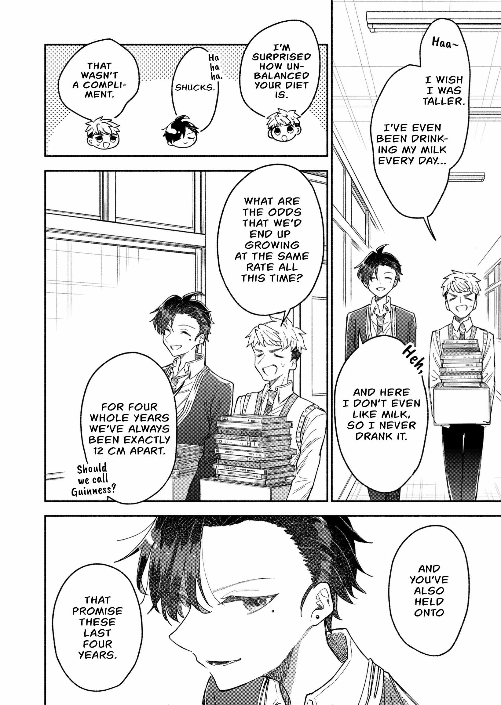 Read Kakkoii Onnanoko to 12-centi no Yakusoku EN Manga Online