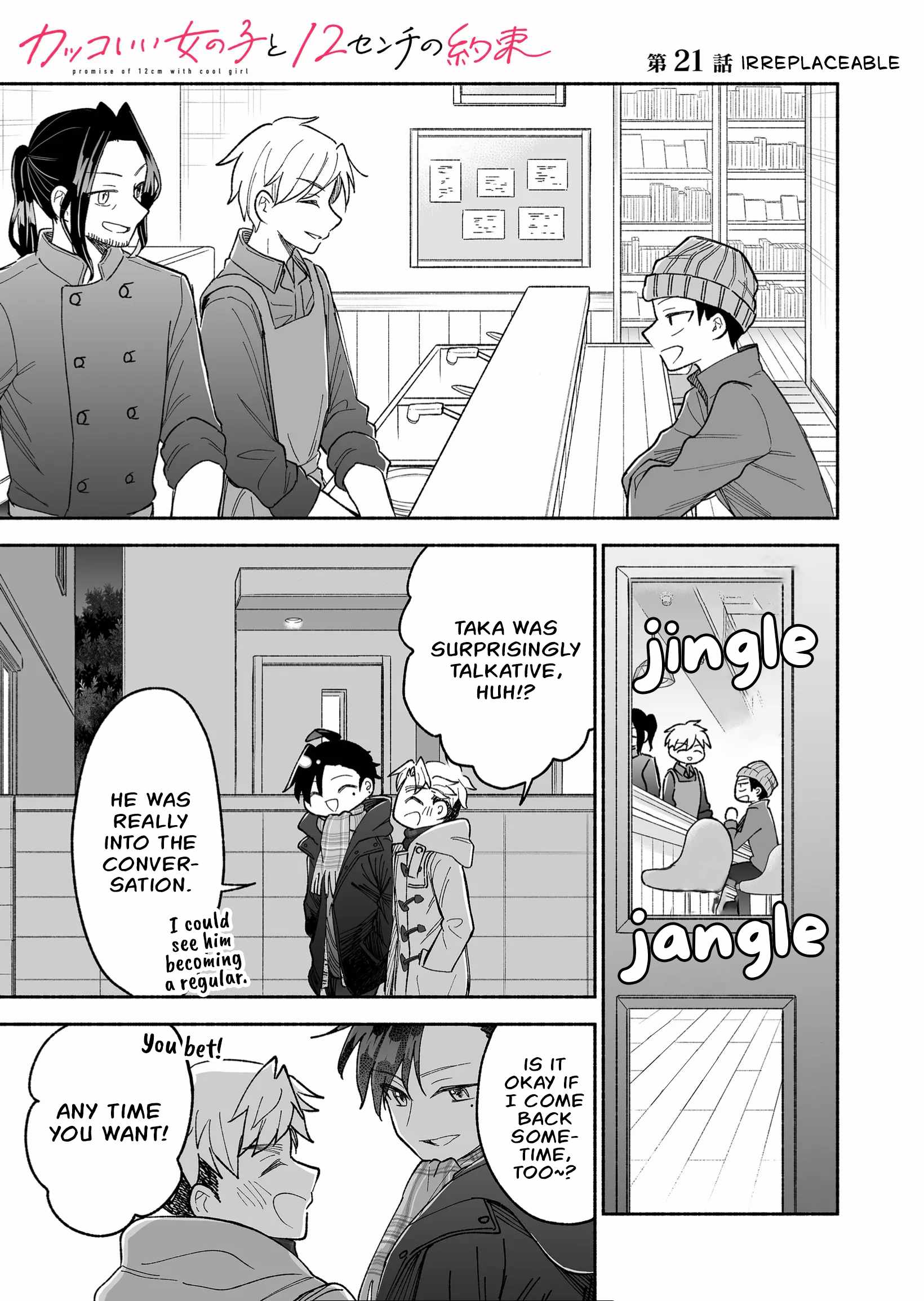 Read Kakkoii Onnanoko to 12-centi no Yakusoku EN Manga Online