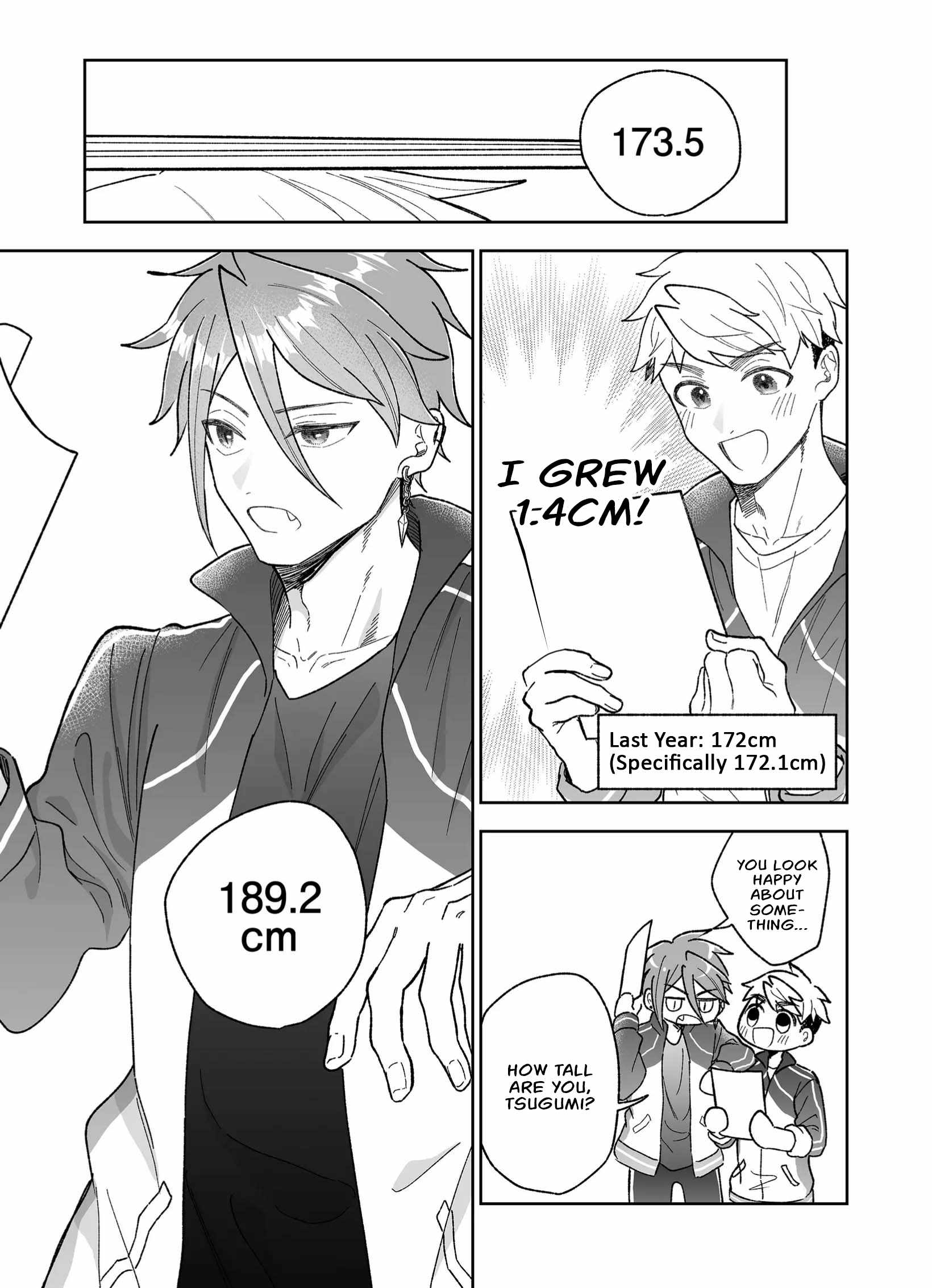 Read Kakkoii Onnanoko to 12-centi no Yakusoku EN Manga Online