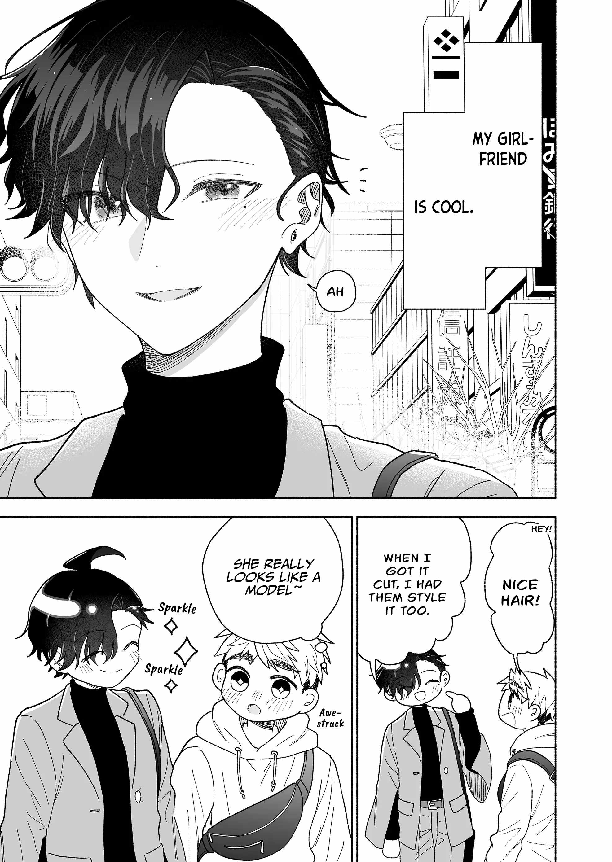 Read Kakkoii Onnanoko to 12-centi no Yakusoku EN Manga Online