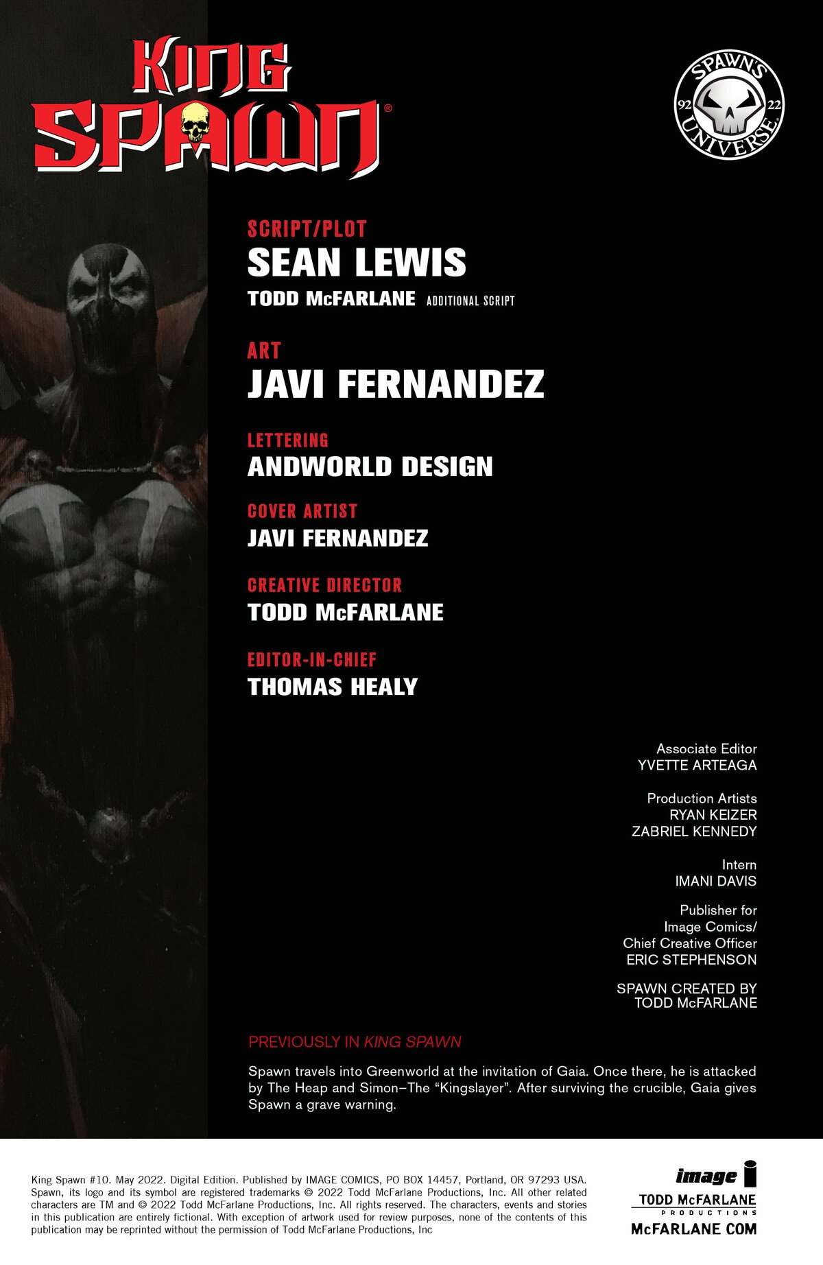 Read King Spawn 2021 EN Manga Online