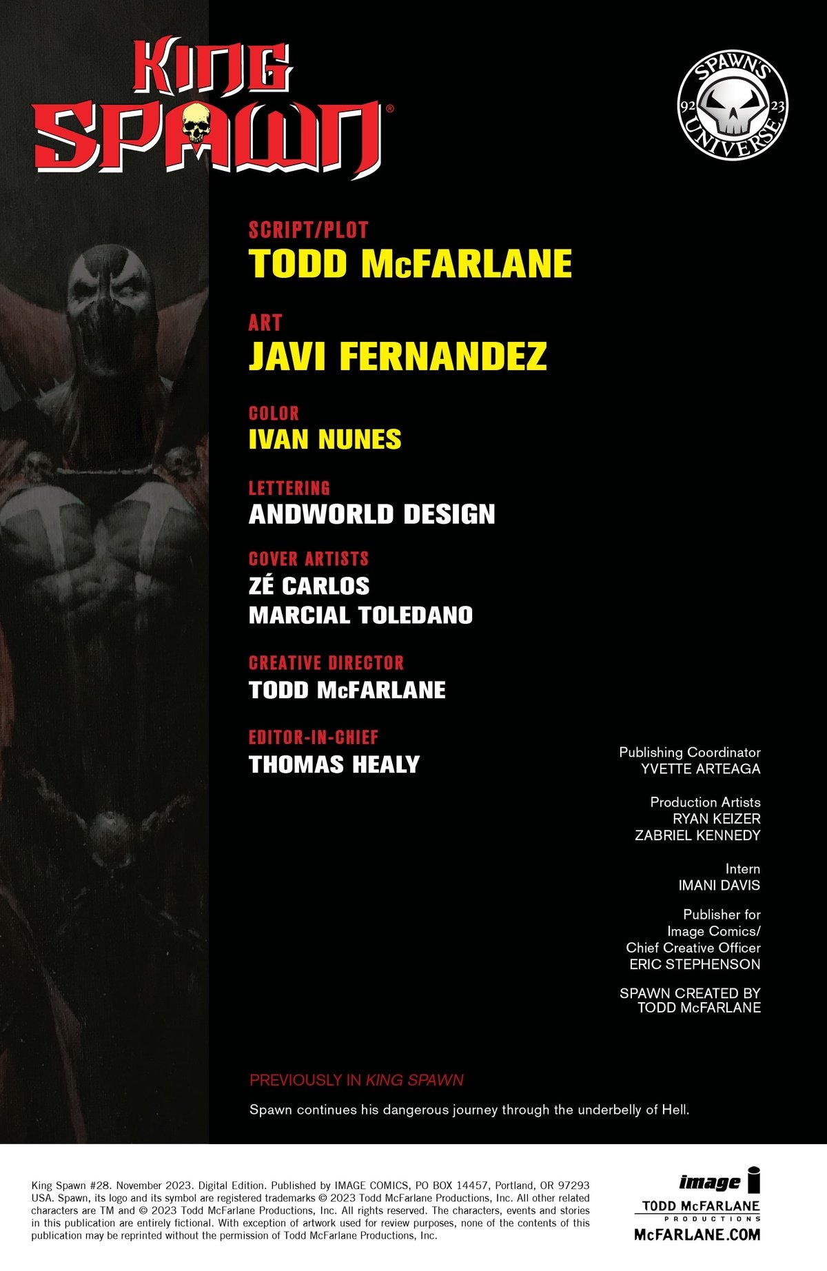 Read King Spawn 2021 EN Manga Online