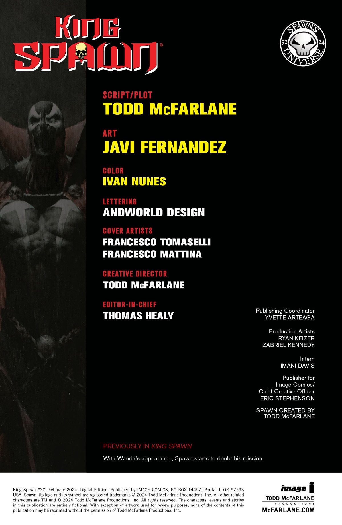 Read King Spawn 2021 EN Manga Online