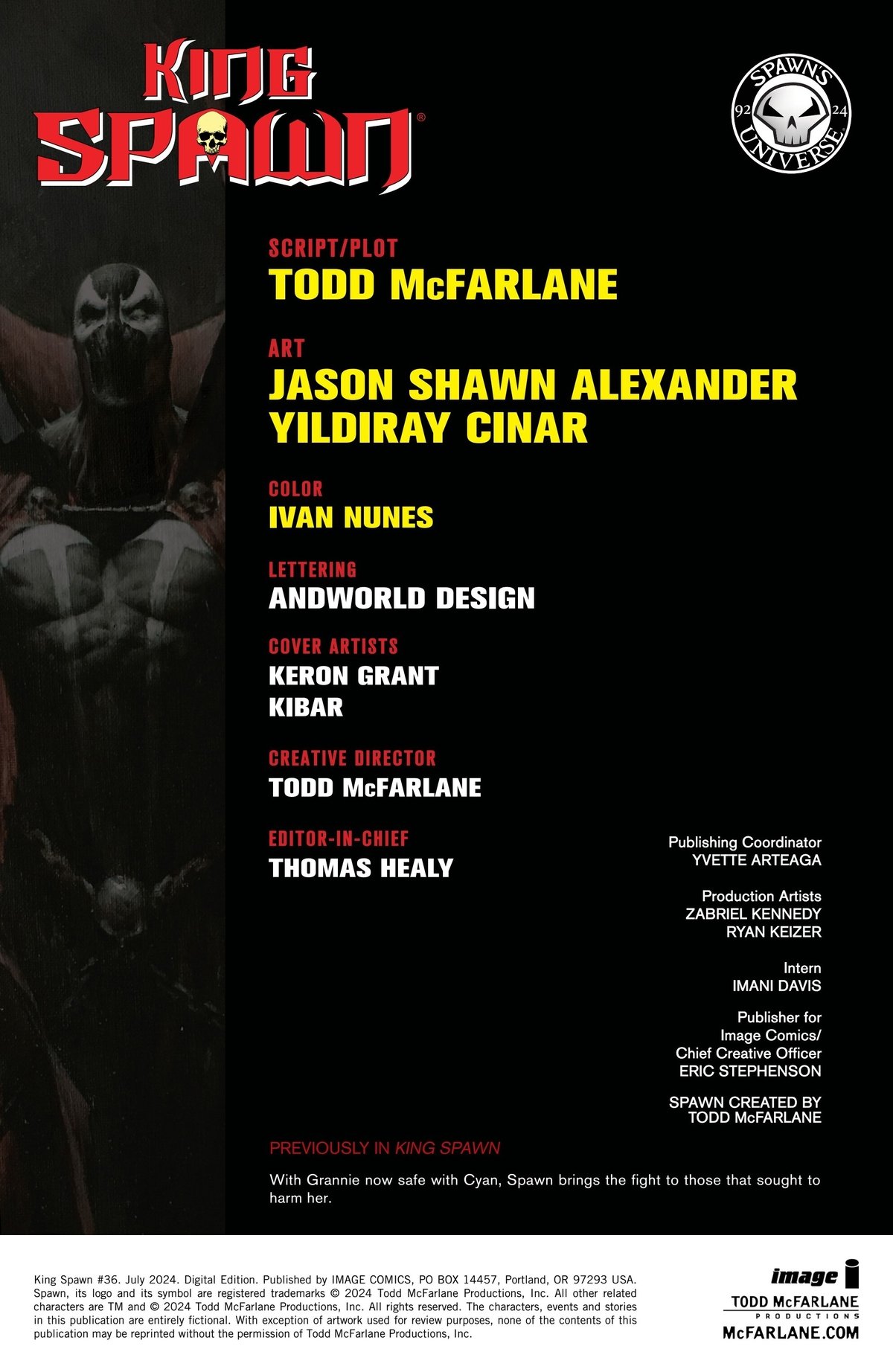 Read King Spawn 2021 EN Manga Online