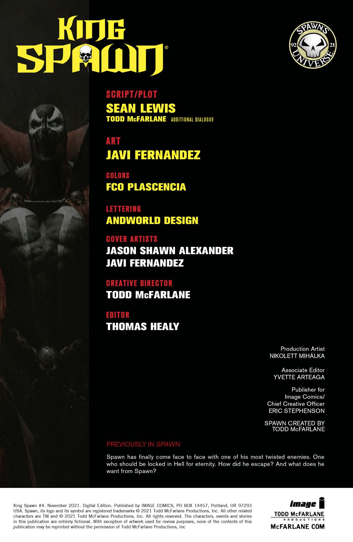 Read King Spawn 2021 EN Manga Online